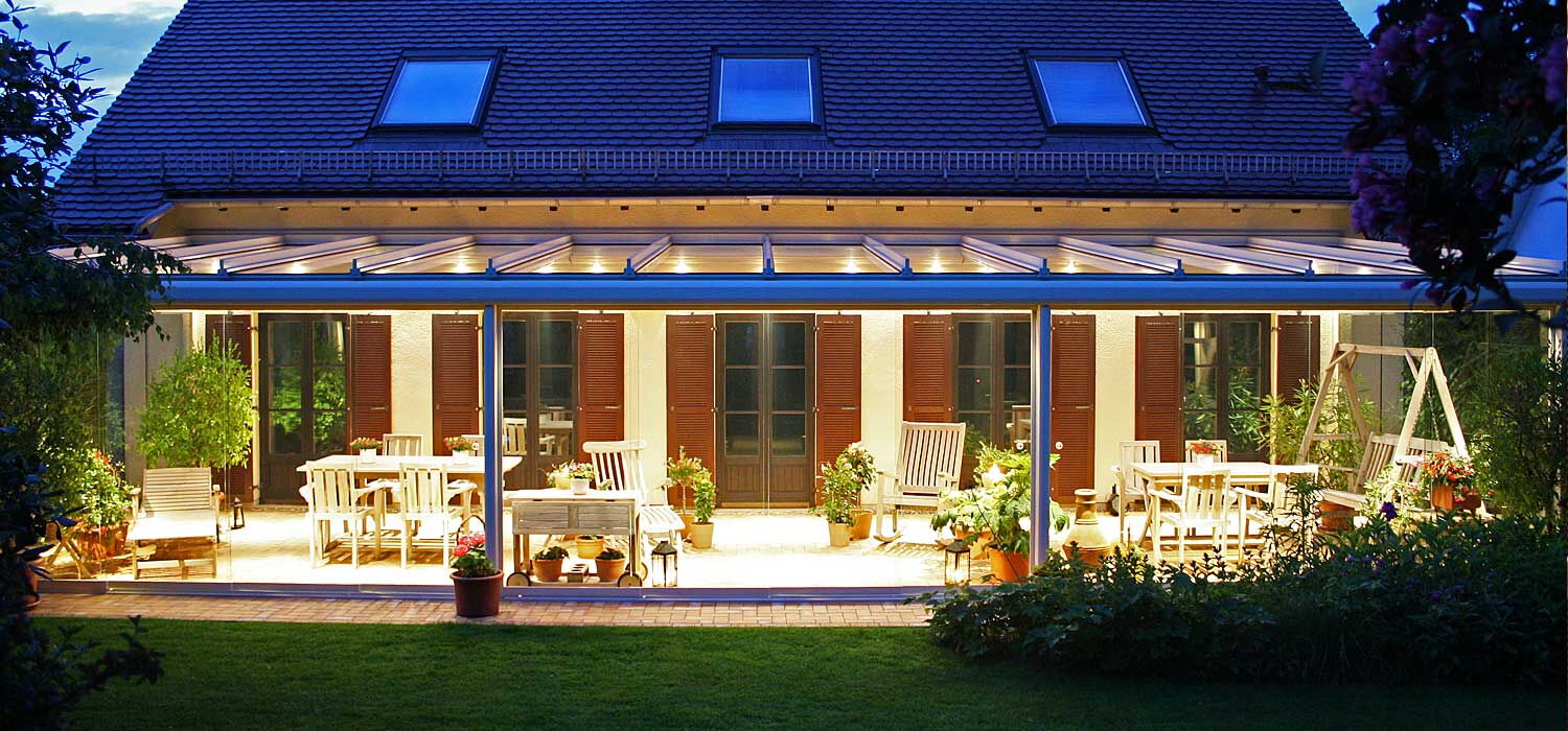 Bogbeiträge Wintergärten, Terrassendächer, Balkonverglasungen, Markisen, Sonnenschutz