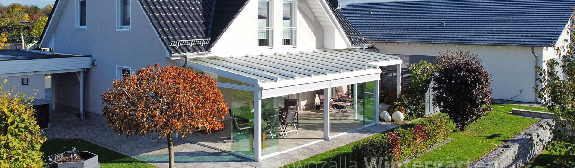 Terrassenüberdachung, Terrassendach von Kwozalla