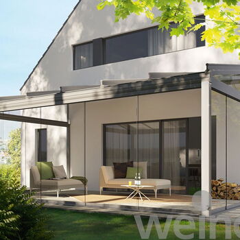 weinor Glasoase® – lichtdurchflutete Eleganz,  transparente Verglasung